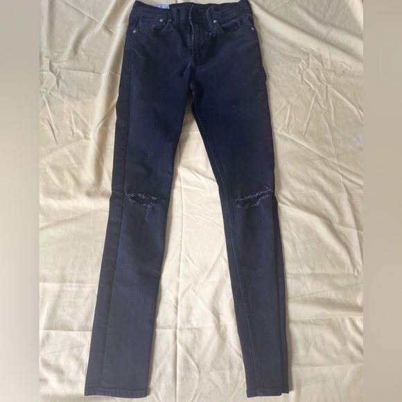 Black & Denim Jeans - Picture 2 of 3